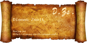 Dienes Zsolt névjegykártya